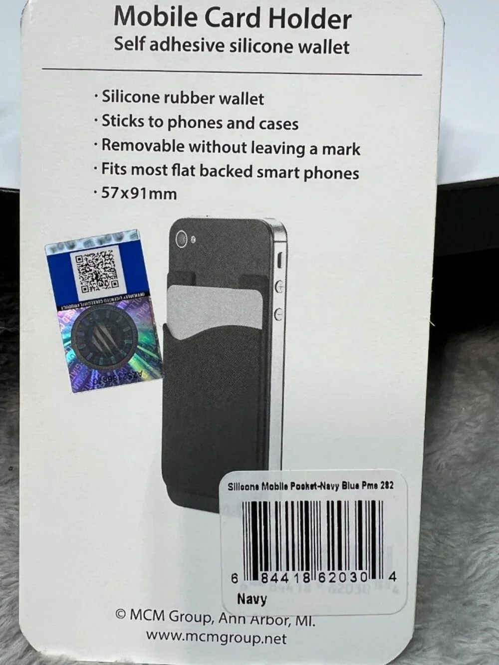 Penn State Nittany Lions Phone Wallet Elastic Universal 3M Adhesive NCAA Merch